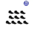 thumbnail image 1 of Flat Knit No Show Socks, 10 Pairs (Little Boys & Big Boys), 1 of 4