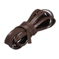 thumbnail image 1 of Flat Leather Cord, 3.3 Yard 10mm Leather String Strips for DIY Crafts Deep Coffee, 1 of 6
