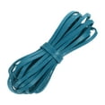 thumbnail image 1 of Flat Leather Cord, 5.5 Yard 4mm Leather String Strips for DIY Crafts, Lake Blue, 1 of 6