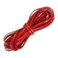 thumbnail image 1 of Flat Leather Cord, 5.5 Yard 5mm Leather String Strips for DIY Crafts, Red, 1 of 6