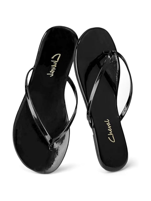 Flat Leather Flip Flops for Women, Comfortable Dressy Thong Sandals 2026 Summer and Spring Vacation Essentials, Chanclas Para Mujer