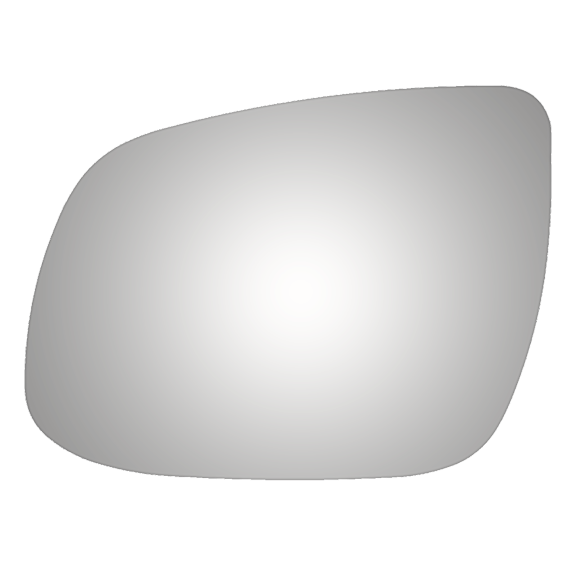 Flat Left Driver Side Replacement Drop Fit Manual Door Mirror Glass for 2011-13 Kia Forte W/O Baking Plate