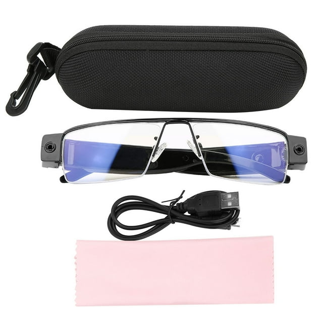 Flat Lens Half Frame Mini 1920x1080 HD Camera Glasses Video Recorder