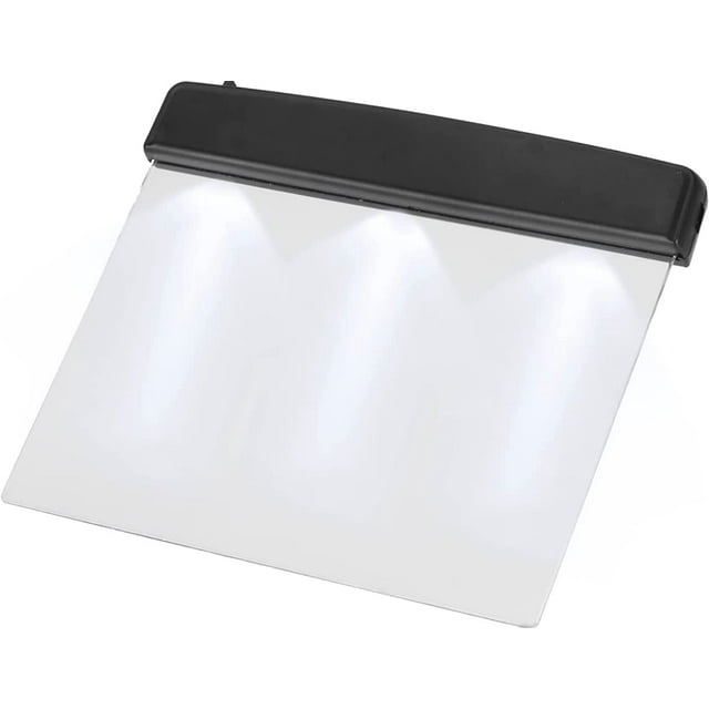 Flat Light for Reading in Bed at Night Clear LED Book Full Page Light