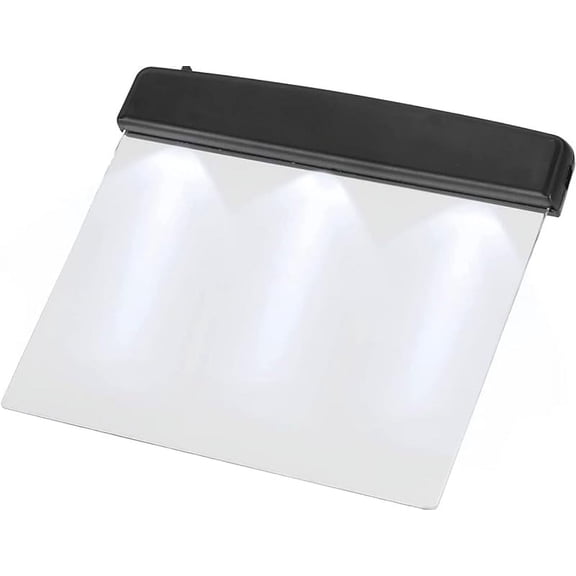 Flat Light for Reading in Bed at Night Clear LED Book Full Page Light Illuminator Panel Plate Lamp Board Wireless