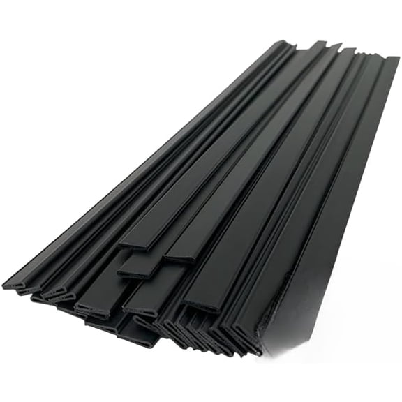 Flat Liner Coping Strips for Above Ground Pools 2 Ft Plastic Clips for Overlap Pool Liner Replacement Holds Pool Liner in Place (27-28ft Round/16x32ftOval/18x33ft Oval(45 Pcs))