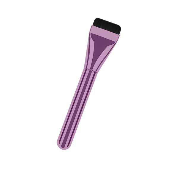 Flat Liquid Face Mask Brush Thin Profile Synthetic Hair Ideal For Precise Makeup Application