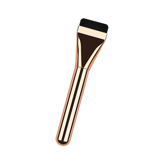 Flat Liquid Face Mask Brush Thin Profile Synthetic Hair Ideal For Precise Makeup Application