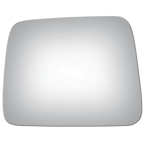 Flat Manual Driver Side Replacement Mirror Glass for 1986-1994 Nissan D21 W/O Baking Plate