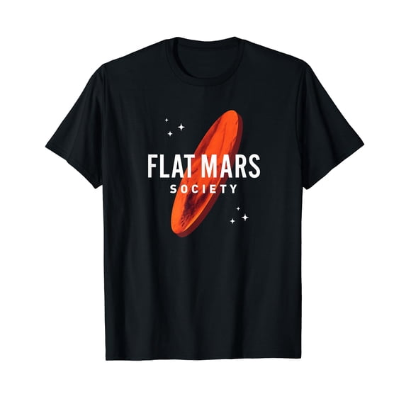 Flat Mars Society Retro T-Shirt