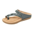 thumbnail image 1 of Flat Massage Flip Flops Women's Sandals And Slippers Set Toe Women's Sandals, 1 of 2