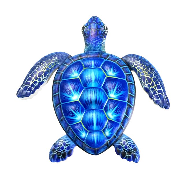 Flat Metal Turtle Wall Hanging Home Decor Craft For Gardens Living