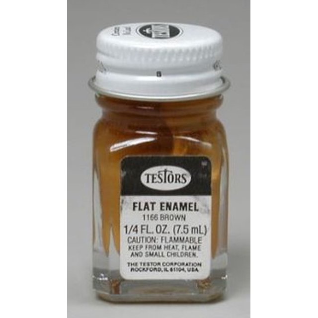 Flat Military Brown Testors Enamel Plastic Model Paint