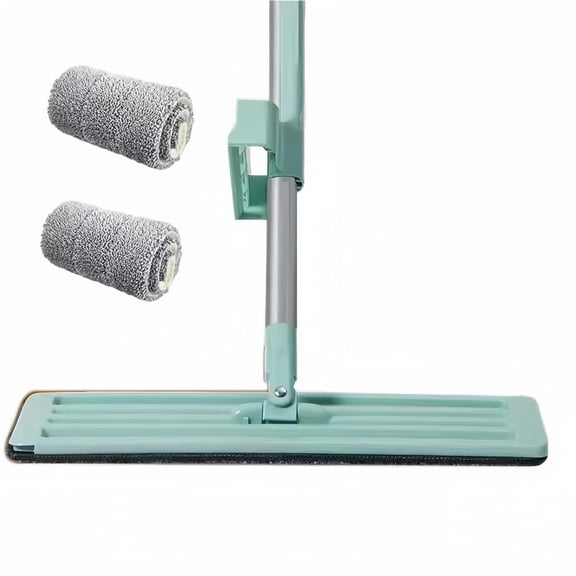 Flat Mop, 360 Hands-Free Self Wringing Floor Cleaning Mop - Microfiber Floor Mop Hand Washing Free Mop for Hardwood Floor