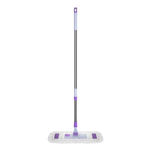 Flat Mop For Tile And Wood Floors With Rotating Head Wet And Dry Cleaning Khaki 1 Count