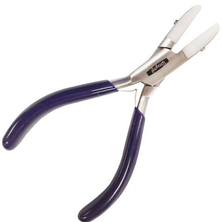 Flat Nose Pliers Nylon Jaws 5-3/4 Wire Working Jewelry Pliers Wire  Wrapping 