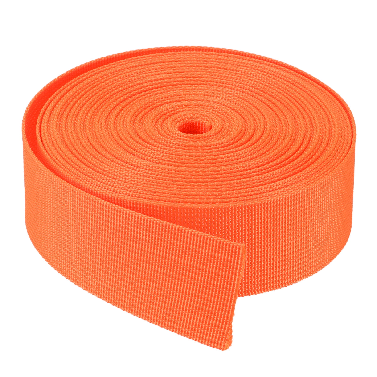 1 Orange Nylon Webbing, Orange Nylon Webbing 1 Inch Wide 25mm, Belting,  Strapping, Pet Product Webbing 