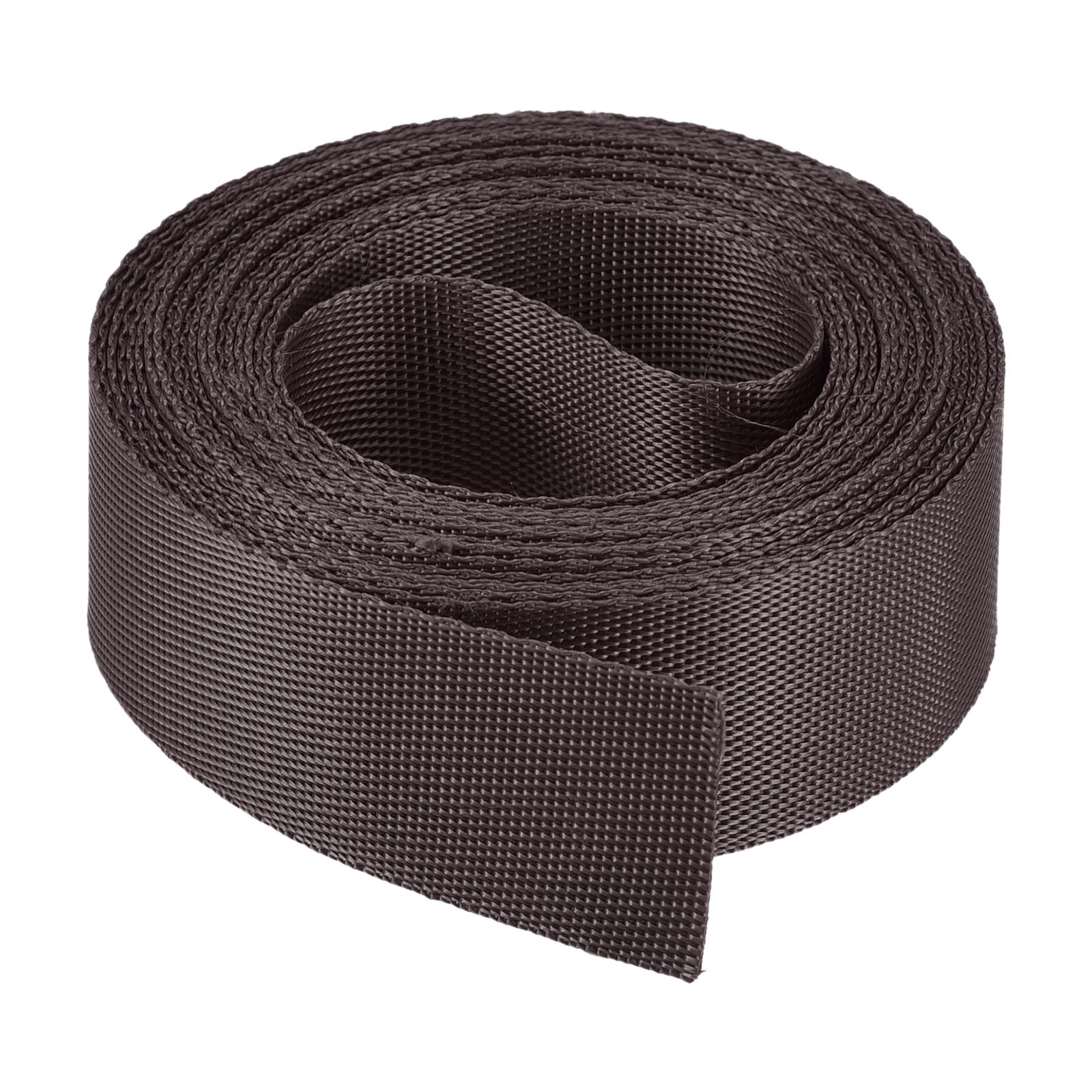 Uxcell Flat Nylon Webbing Strap 1 Inch 4 Yards Black for Backpack,  Luggage-rack