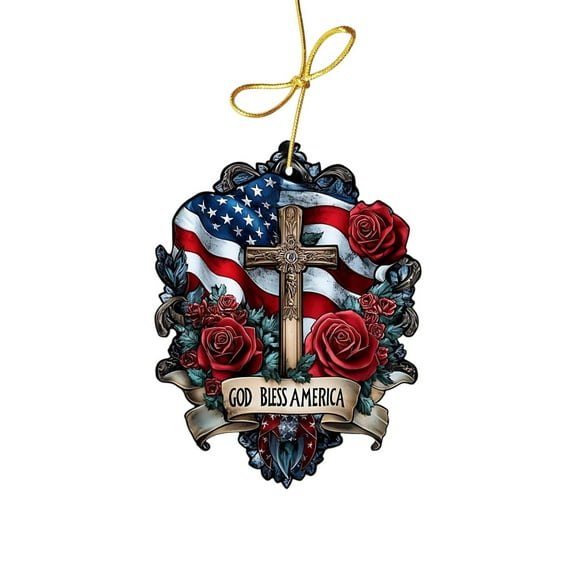 Flat Ornaments For Crafts, Beach Sunset Colored Acrylic Suncatcher Ornament - Flat Cross-Shaped Creative Lighting Craft With A2D Flat Design - Home Decoration Window Hanging