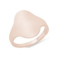 thumbnail image 1 of AFFY Flat Oval Top Signet Ring In 14K Rose Gold Over 925 Sterling Silver (Large) Ring Size 8, 1 of 4