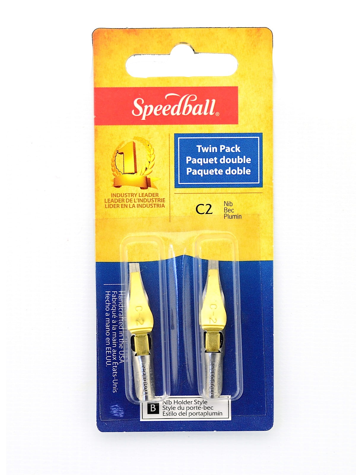 Flat Pen Nibs C-2, pack of 2 (pack of 6)