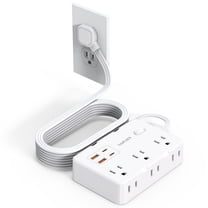 Multiple Extention Belkin Surge Protector Power Strip, 6 AC Outlets, 4ft Extension Cord ...