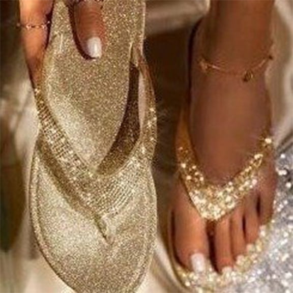 Flat Pointed-toe Flip-flops For Women Slim Flip Flops For Beach Rubber Shower Shoes Basic Thong Sandals