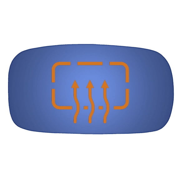 Flat Power Driver Side Replacement Mirror Glass for 1992-1999 Pontiac Bonneville W/O Baking Plate