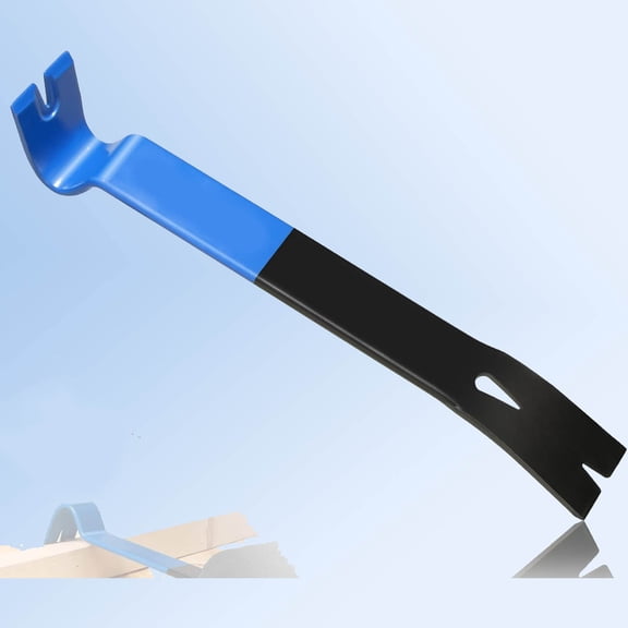 Flat Pry Bar, Heavy-Duty Nail Puller Crowbar, High-Carbon Steel Utility Claw Bar, Wonder Bar, Corrosion Resistant Nail Remover Pry Tool for Baseboard Removal, Home Remodeling & Woodworking