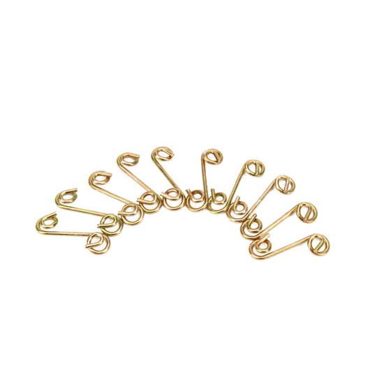 Speedway Motors Flat Quarter-Turn Fastener Springs, .200 Inch Height x 1 Inch Length, Steel Construction for 5/16 Quarter Turn Fasteners, Universal Fit, Pack of 10