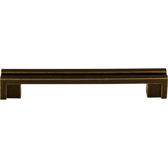 Flat Rail 5" Center To Center Bar Pull German Bronze