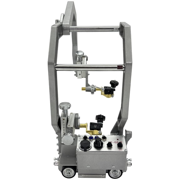 Flat Rail Welding Carriage Automatic Welding Trolley Double Torch Plane Angle Weld Cart 110V 5.9-39.3in/min Running Speed