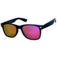 thumbnail image 1 of Flat Retro Sunglasses - Black Frame / Purple Lens, 1 of 7