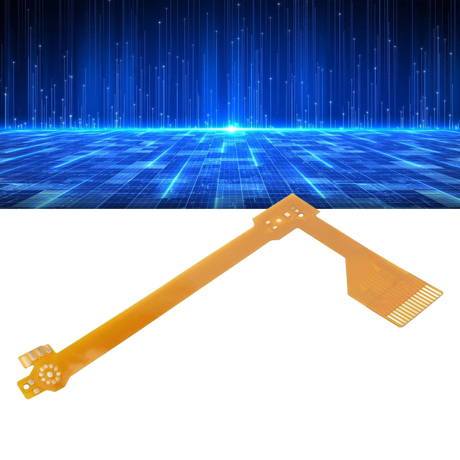 Flat Ribbon Cable, Improve Sound Quality Lens Flexible Ribbon Cable PET Compact Durable For CDM9