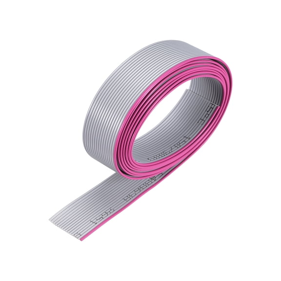 Flat Ribbon Cable Wire 1m / 3.3ft Length 1.0mm Pitch 16 Pins Gray for AWM 2651 Connecting