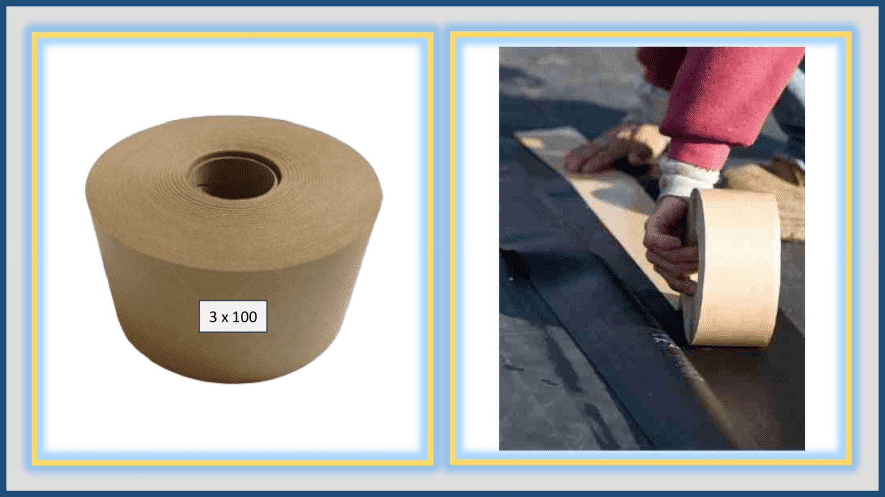 Flat Roofing Black SEAM TAPE 3"x100' - Tego Roofing Supply