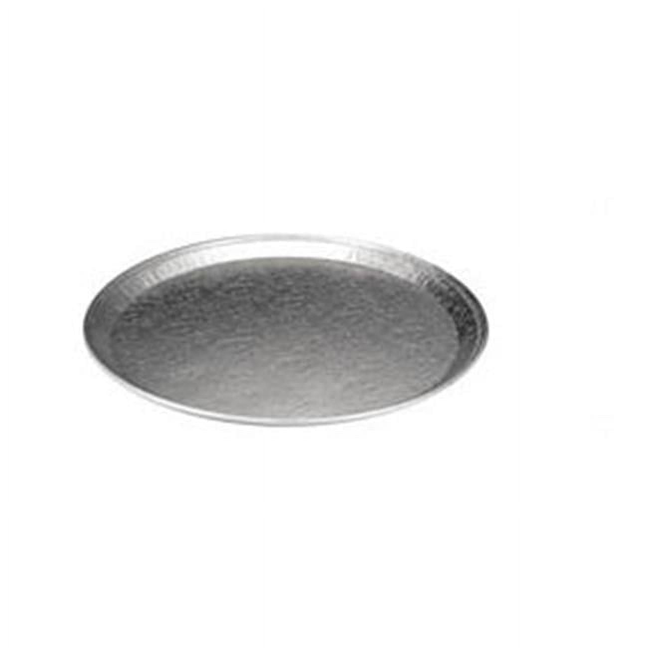 16" Round Flat Embossed Aluminum Catering Tray Pack of 25