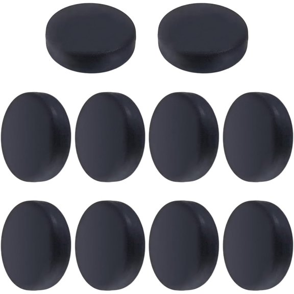Flat Round TPU Joystick Cap Thumb Grip for Gamepad Game Controller Black 19.5x8mm Inner Diameter: 15mm for DIY