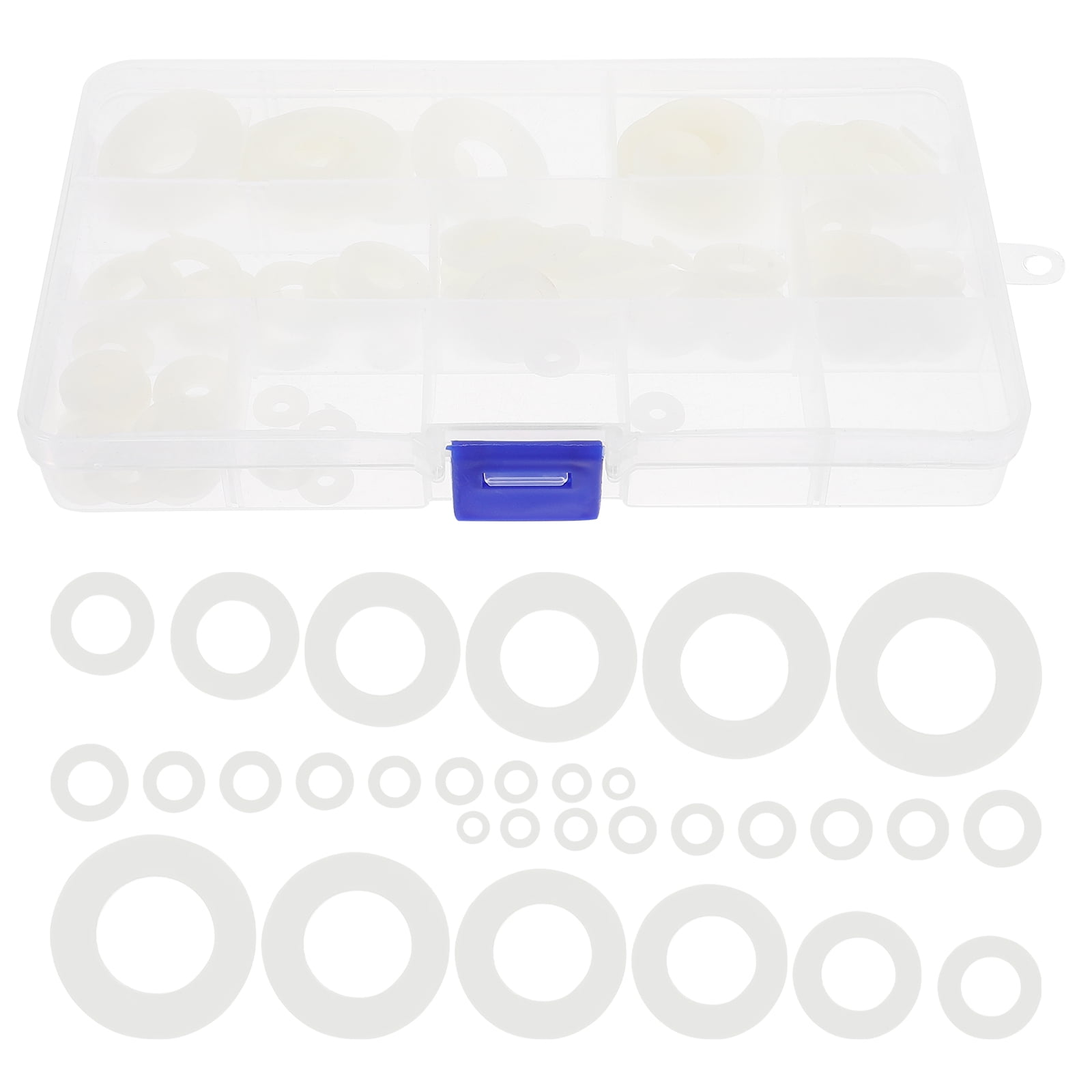 Flat Rubber Gasket 110 Pcs Faucet Washer Assortment Kit Bathroom Vessel