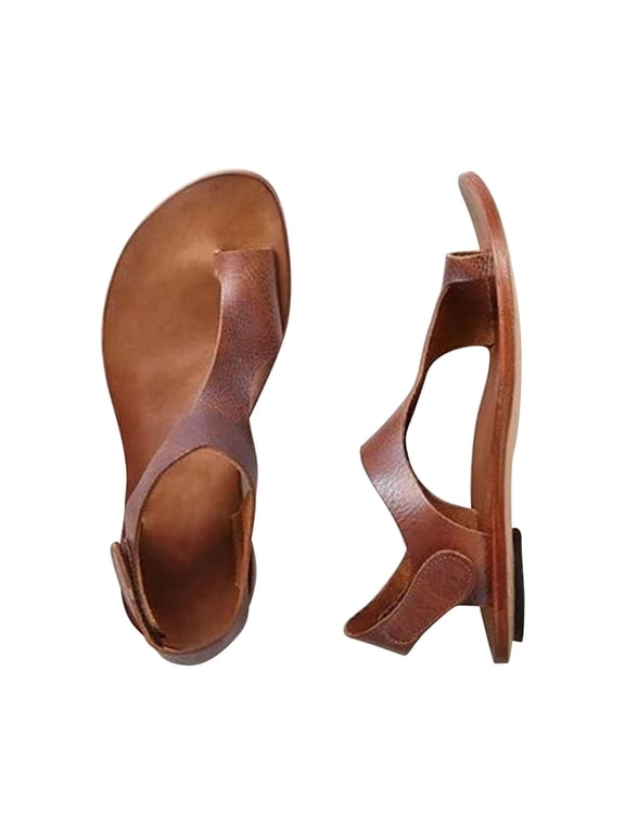 Flat Sandals for Women Dressy Cute Comfort Bunion Corrector Flat Shoes Orthopedic Toe Ring Slides Flat Sandal