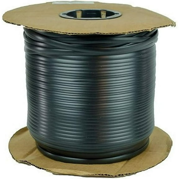 Flat Screen Spline – .310 Flat Spline for Patio, Porch, Pool, Window - Roll of 1000 Feet, Black Vinyl