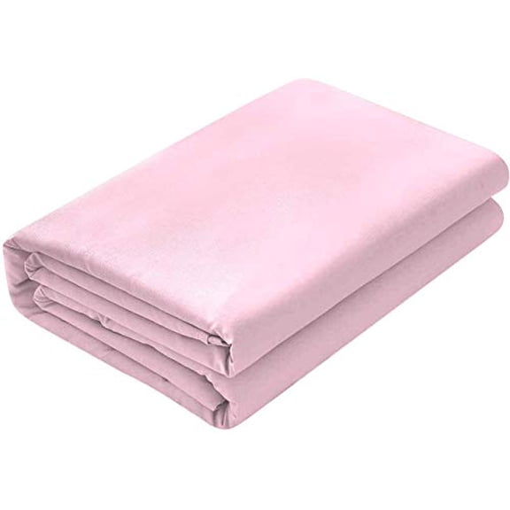 Flat Sheet Only - 1 Piece Baby Pink 1000 Thread Count Cotton Top Sheet - Twin 66 x 96 Inches - Soft Winkle & Fade Resistant Bedding Sheet