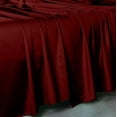 thumbnail image 1 of Flat Sheet Only- 608 Thread Count Pure Cotton (Calking Size- Burgundy) Luxurious Bed Linens Made in Egypt, 1 of 1
