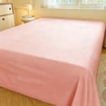 thumbnail image 1 of Flat Sheet Twin Size, Breathable Lightweight Bedding for Dorm Room, Wrinkle Easy Care Top Sheet, Soft Smooth Fabric for Year-Round Comfort, 1 of 6