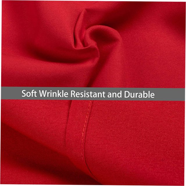 Flat Sheets Flat Bedding Sheet, Ultra Soft Microfiber Bed, Full,Red