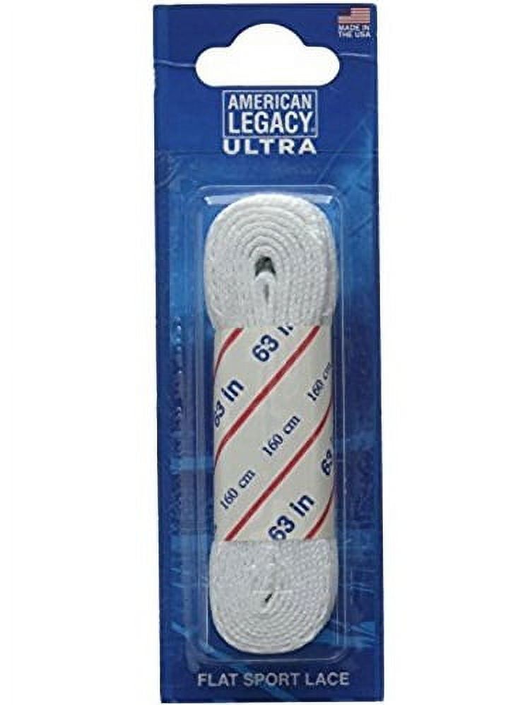 Flat Shoe Laces 45 inch, 54 inch, 63 inch White 54