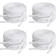 Flat Shoe Laces for Sneakers, Shoelaces for Sneakers, Athletic Shoelaces - 4 Pairs