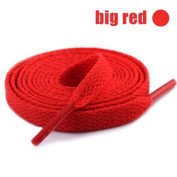 Flat Shoelaces for Sneakers, 2 pcs 40“ Length Solid Color Strings for Athletic Sneakers Boots & Shoes - Adults and Kids Shoe Laces