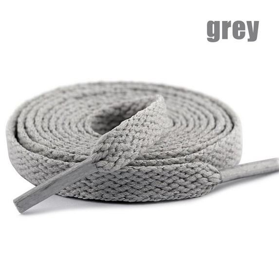 Flat Shoelaces for Sneakers, 2 pcs 40“ Length Solid Color Strings for Athletic Sneakers Boots & Shoes - Adults and Kids Shoe Laces