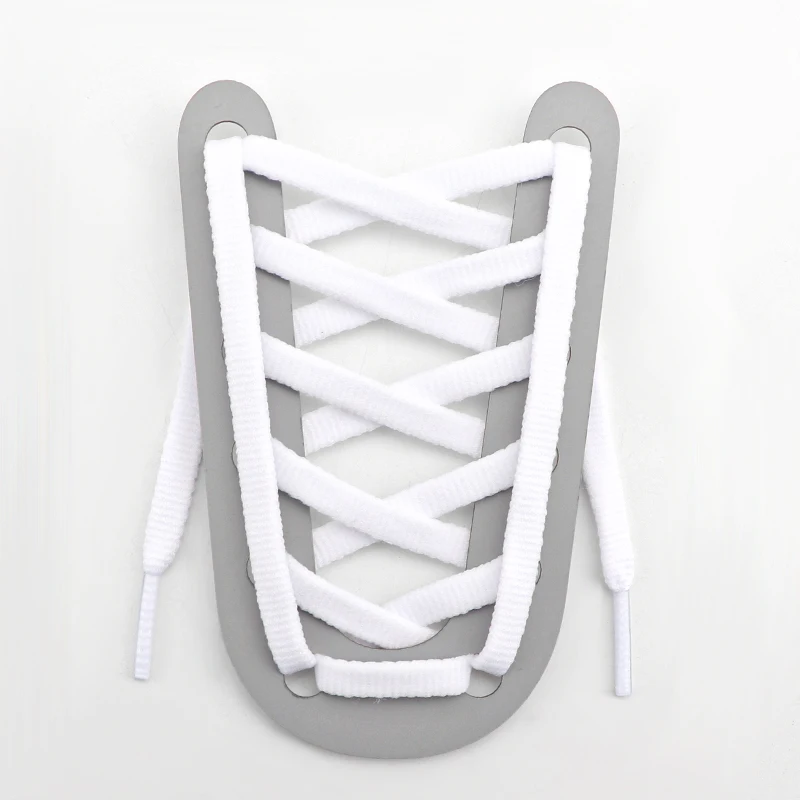 Flat Shoelaces for Sneakers Basketball Shoes Laces for Shoes White